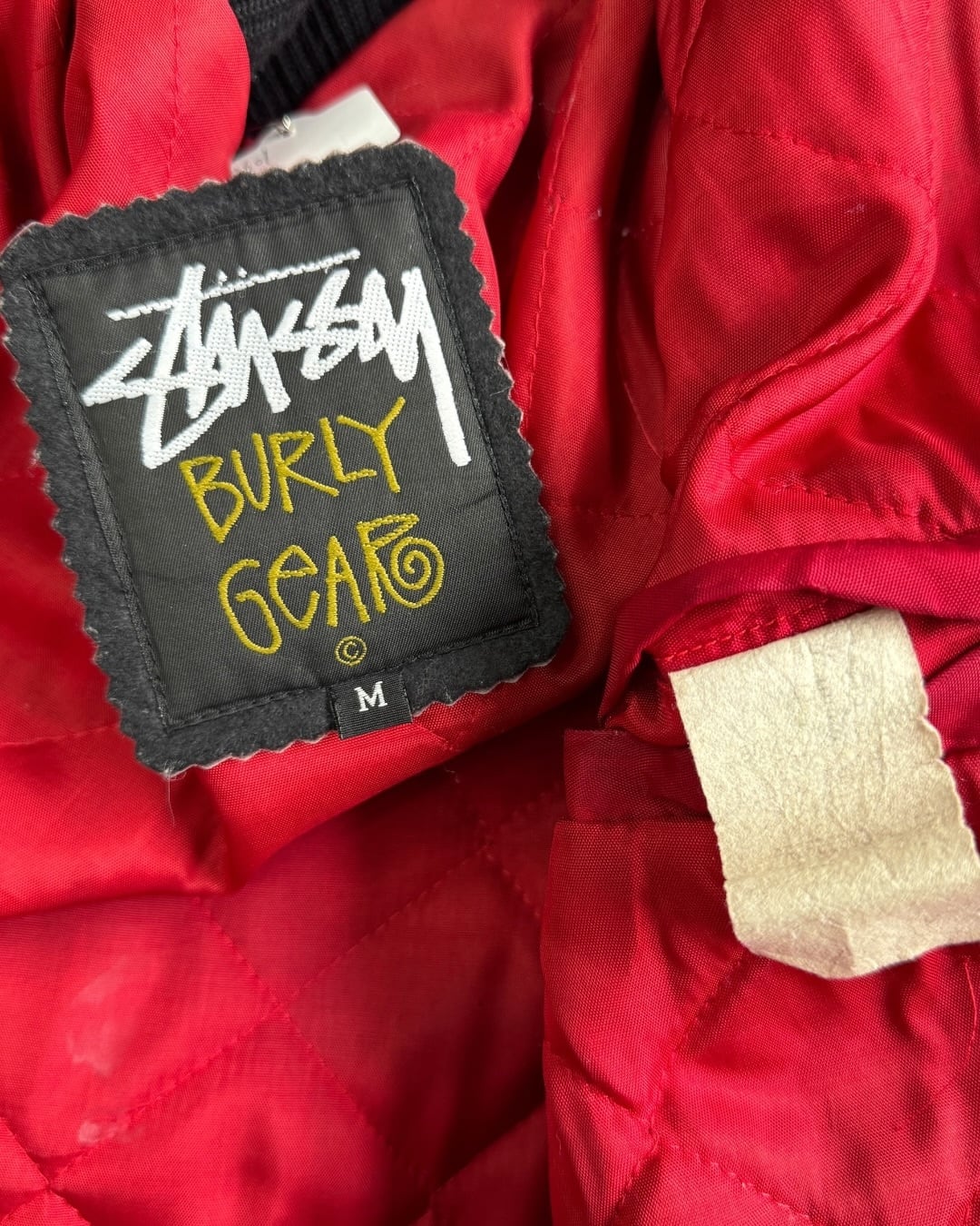 Special!!】90's old stussy Wool Varsity Jacket “©︎1991” “WORLD