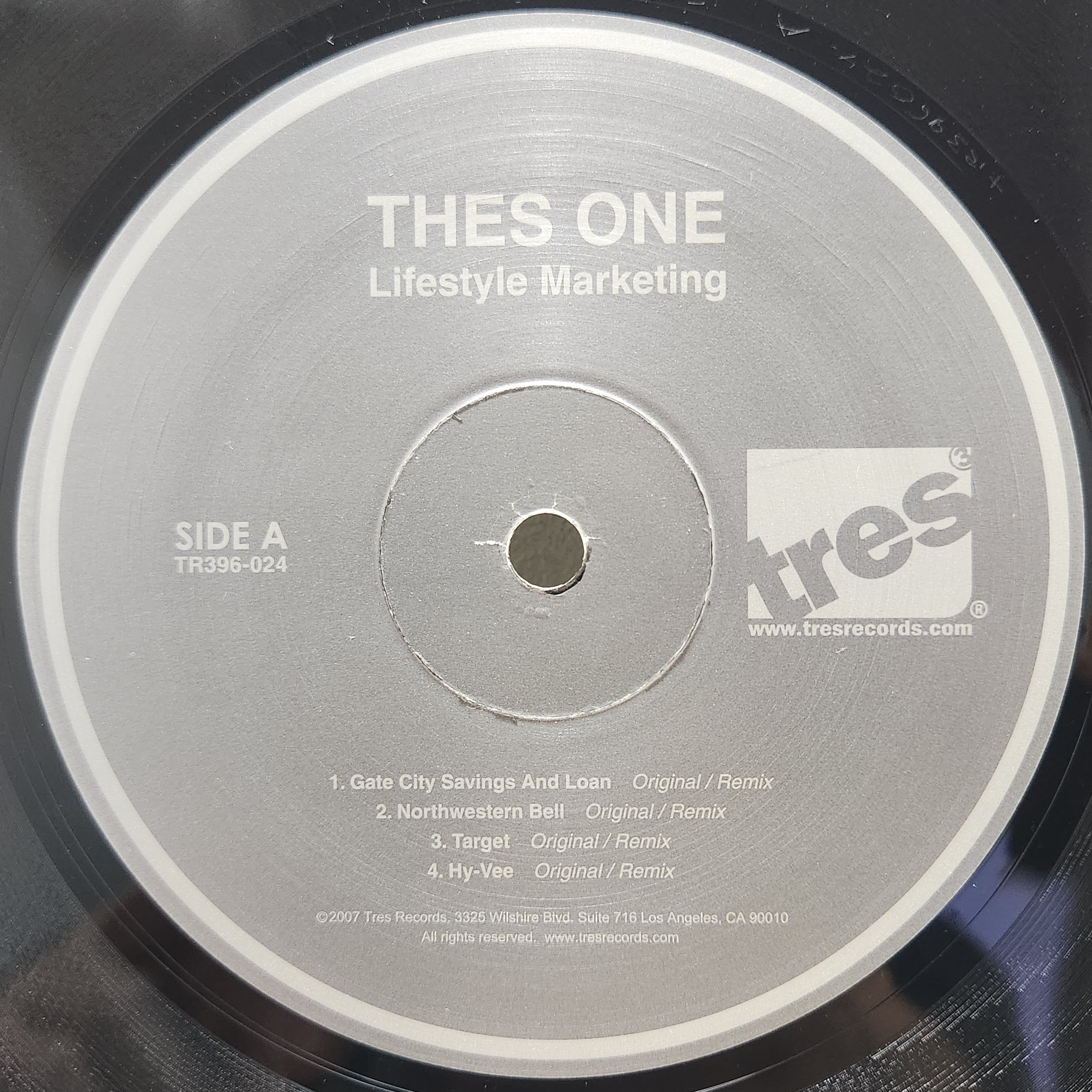 Thes One / Lifestyle Marketing [TR396-024] | MOKUME RECORDS