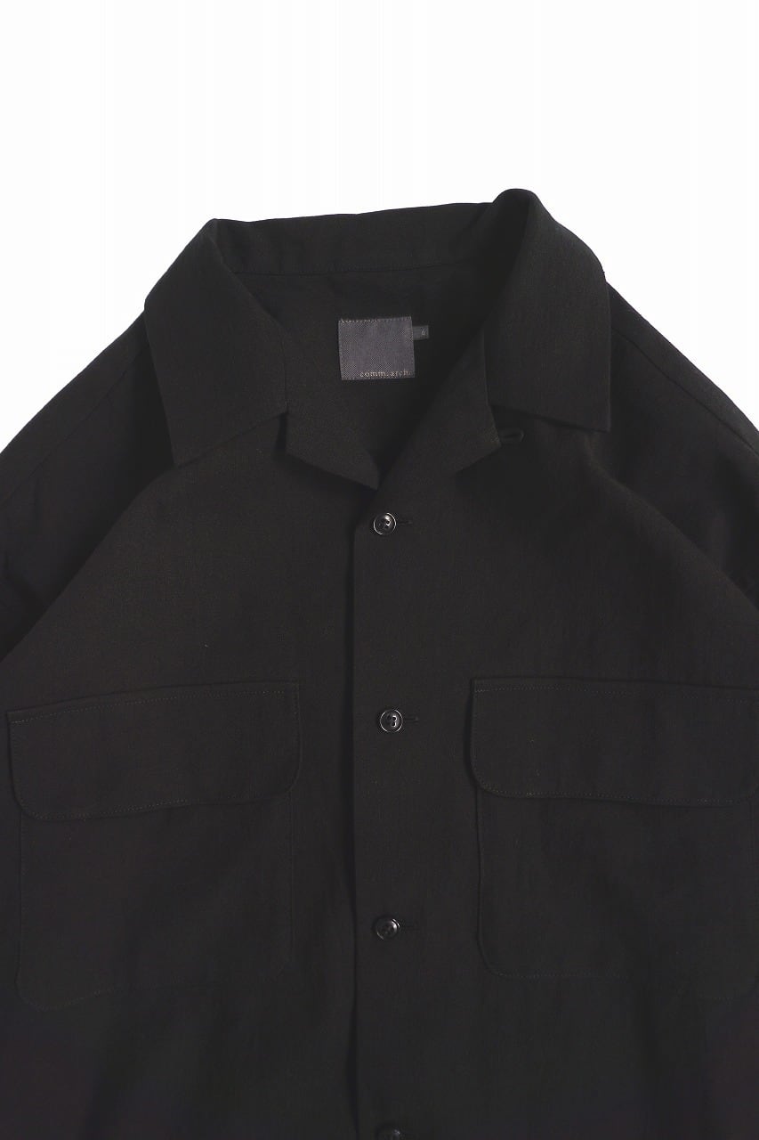 Li. Co. Poplin Open Collar Shirt