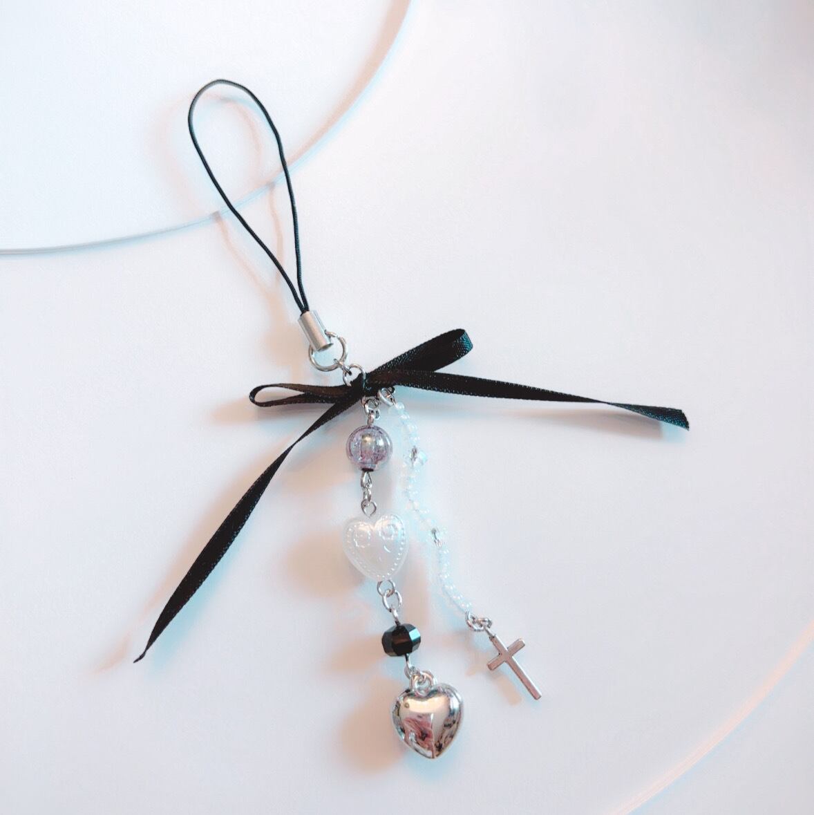 ビーズキーホルダー オーダー Y2K バレエコア フェアリーグランジ