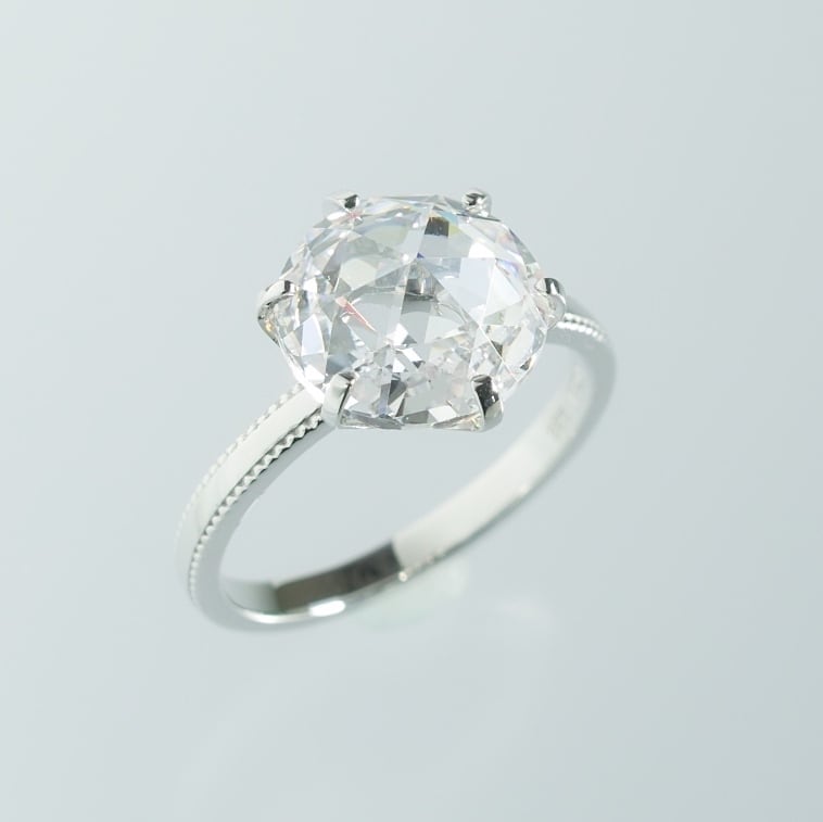 パーセルジュエリー、ミルゴシック、ダイヤ、リング、プラチナ、ローズカット パーセルジュエリー、ミルゴシック、ダイヤ、リング、プラチナ