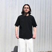 山内 / 強撚フリーカットポンチ・ショートスリーブTシャツ