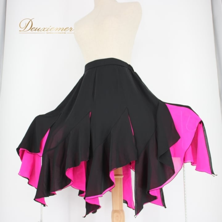 社交ダンス 衣装 スタンダード スカート レッスンウェア レディース