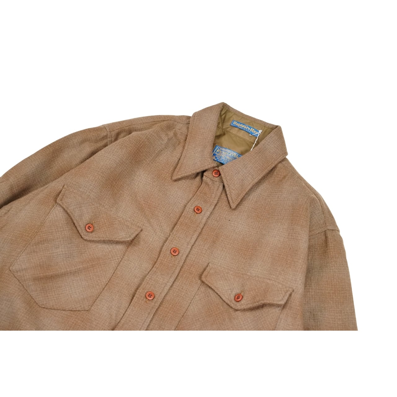 70s PENDLETON ペンドルトン（Outdoorsman）ウールシャツ（表記L・実寸