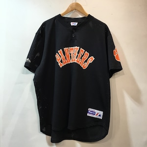 90年代 Majestic マジェスティック アメリカ製 ゲームシャツ ベースボールシャツ  フットボールシャツ 古着 size L/XL GK-226