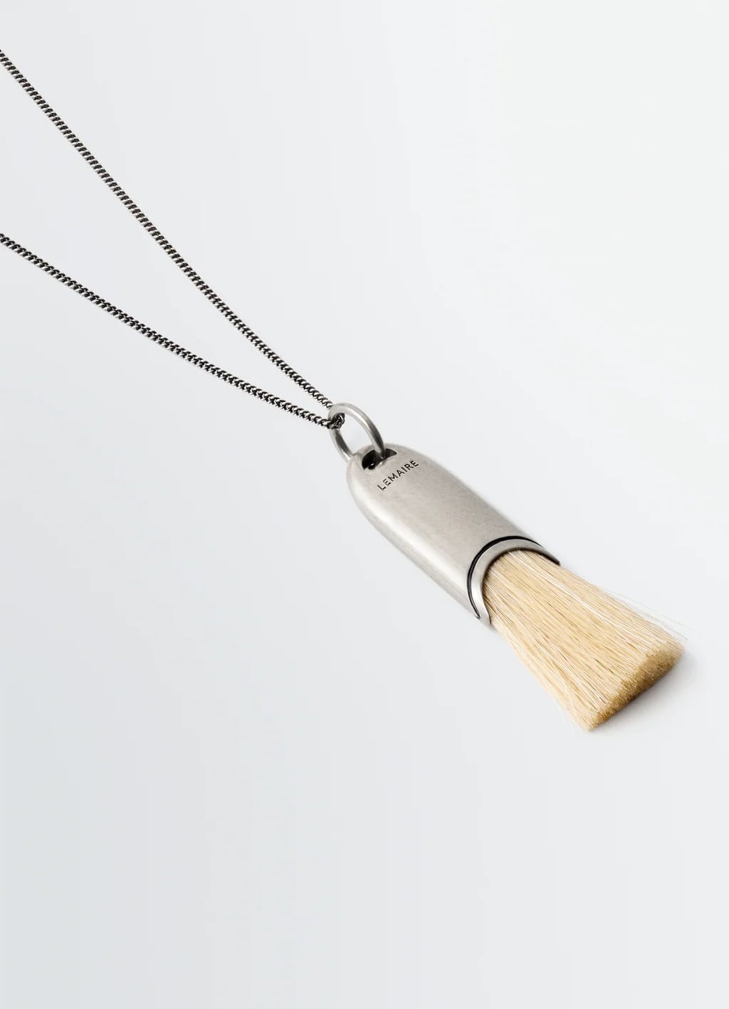 LEMAIRE PERSONAL BRUSH NECKLACE SILVER / BLOND JW0081 LO036 | BEST