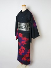 【受注商品】RumiRockセオαゆかた「曼珠沙華」　[A770]