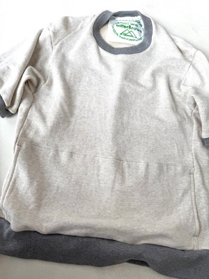 Oatmeal x Heather Gray grapefruitmoon shortsleeve sweatshirts