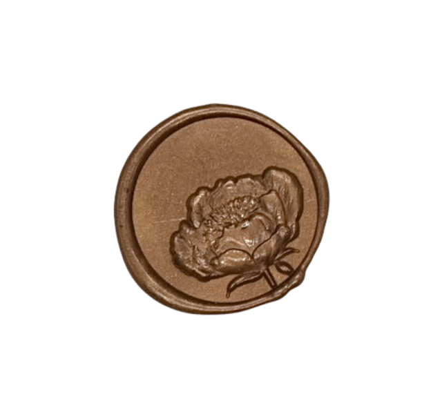 Stamp head / 3D  Peony