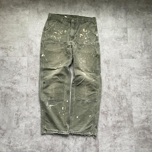 00s モスグリーン ダブルニー Carhartt 136 MOS 34×32
