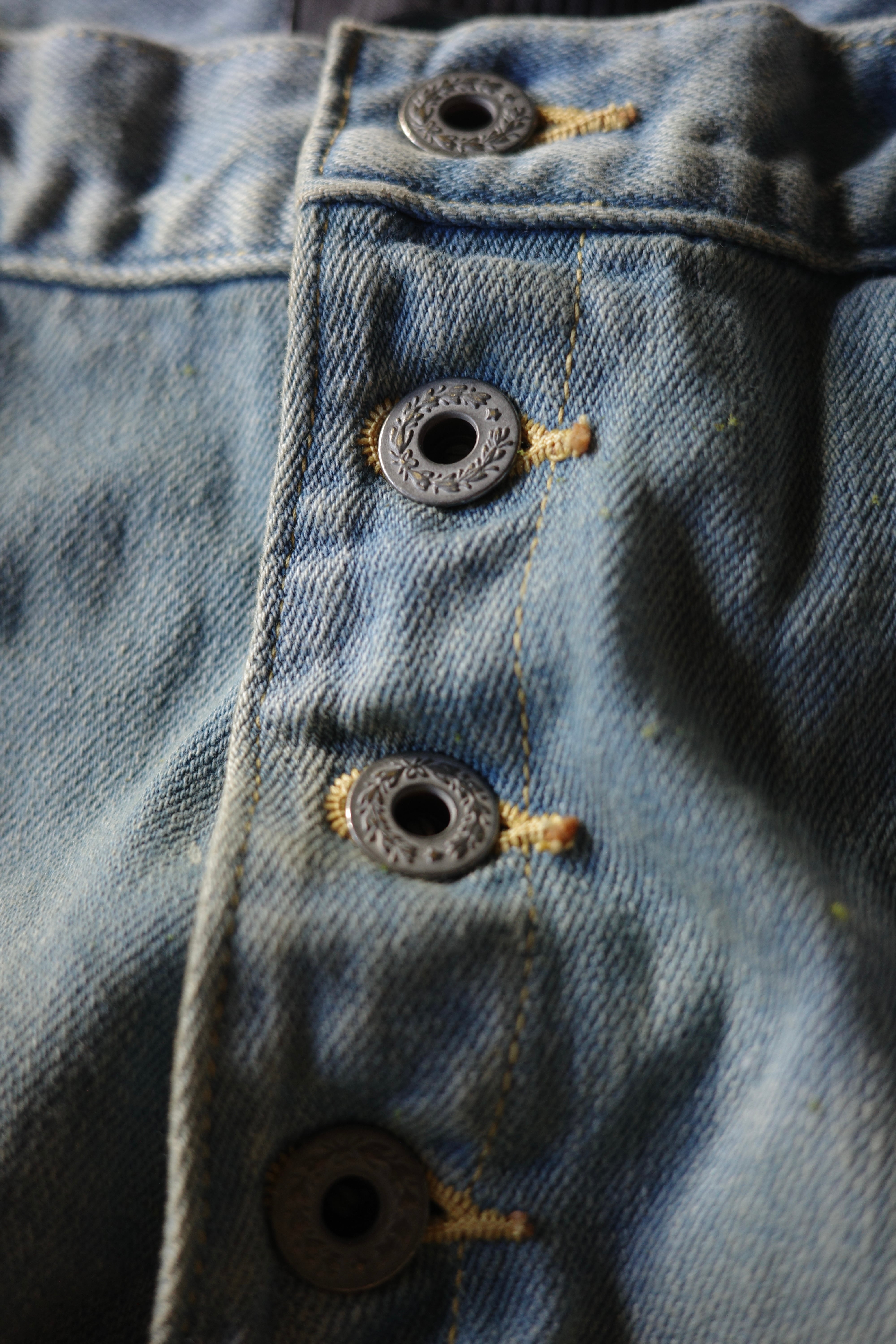 LITTLE.BEDROOM 【WARP HOLE DENIM -Moss-】 | lloomm