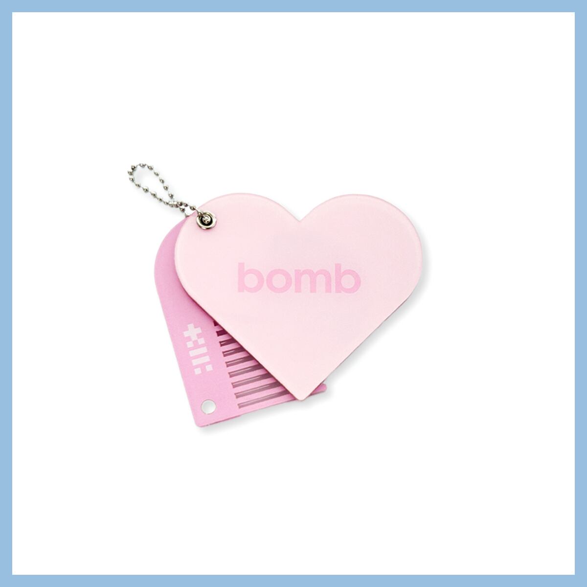 ILLIT] MIRROR & COMB KEYRING 3rd Mini Album 'bomb' POP-UP STORE