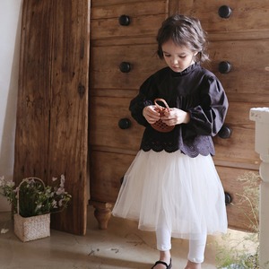 秋フリルレー長袖スブラウス