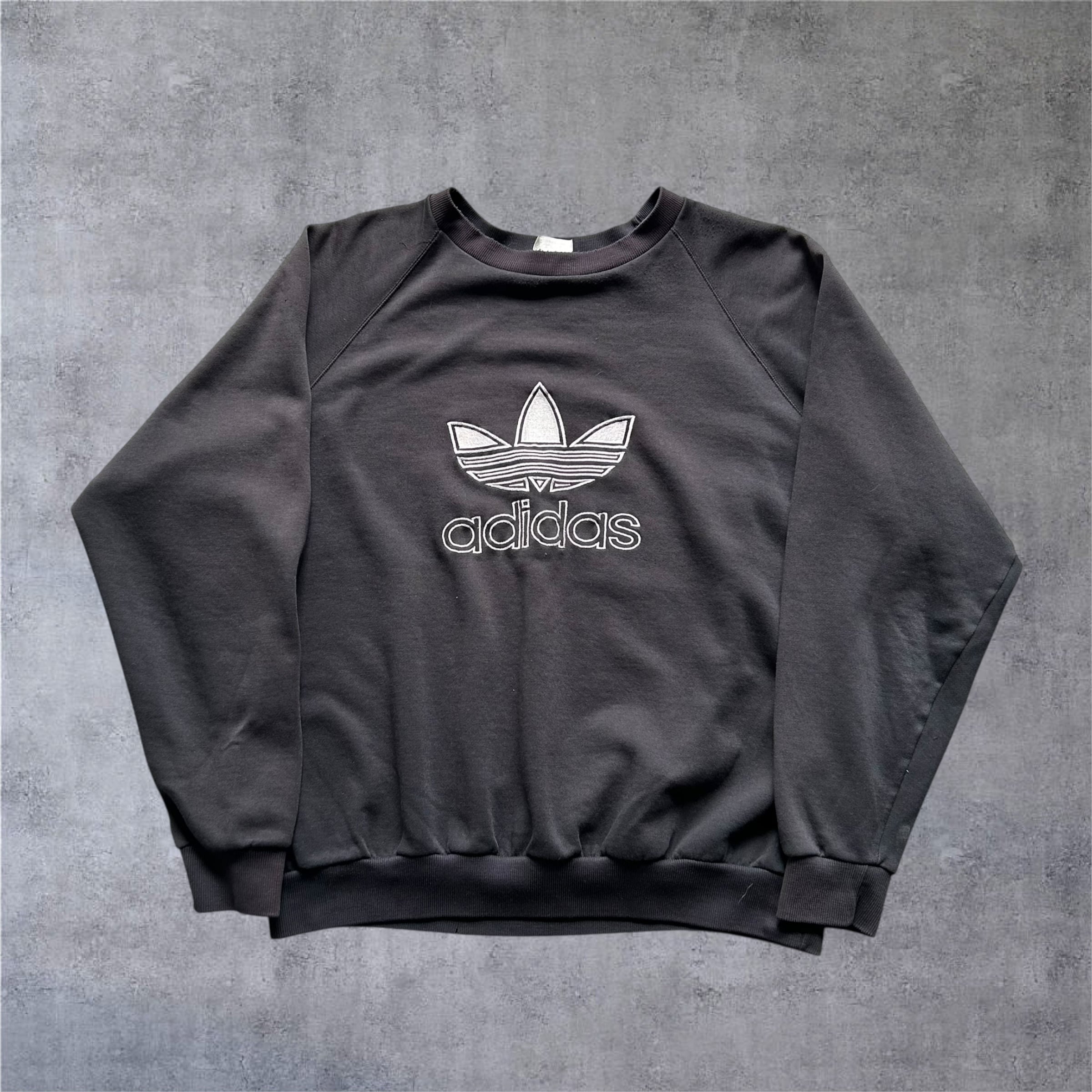 1980s Adidas Trefoil Logo Sweat【高円寺店】