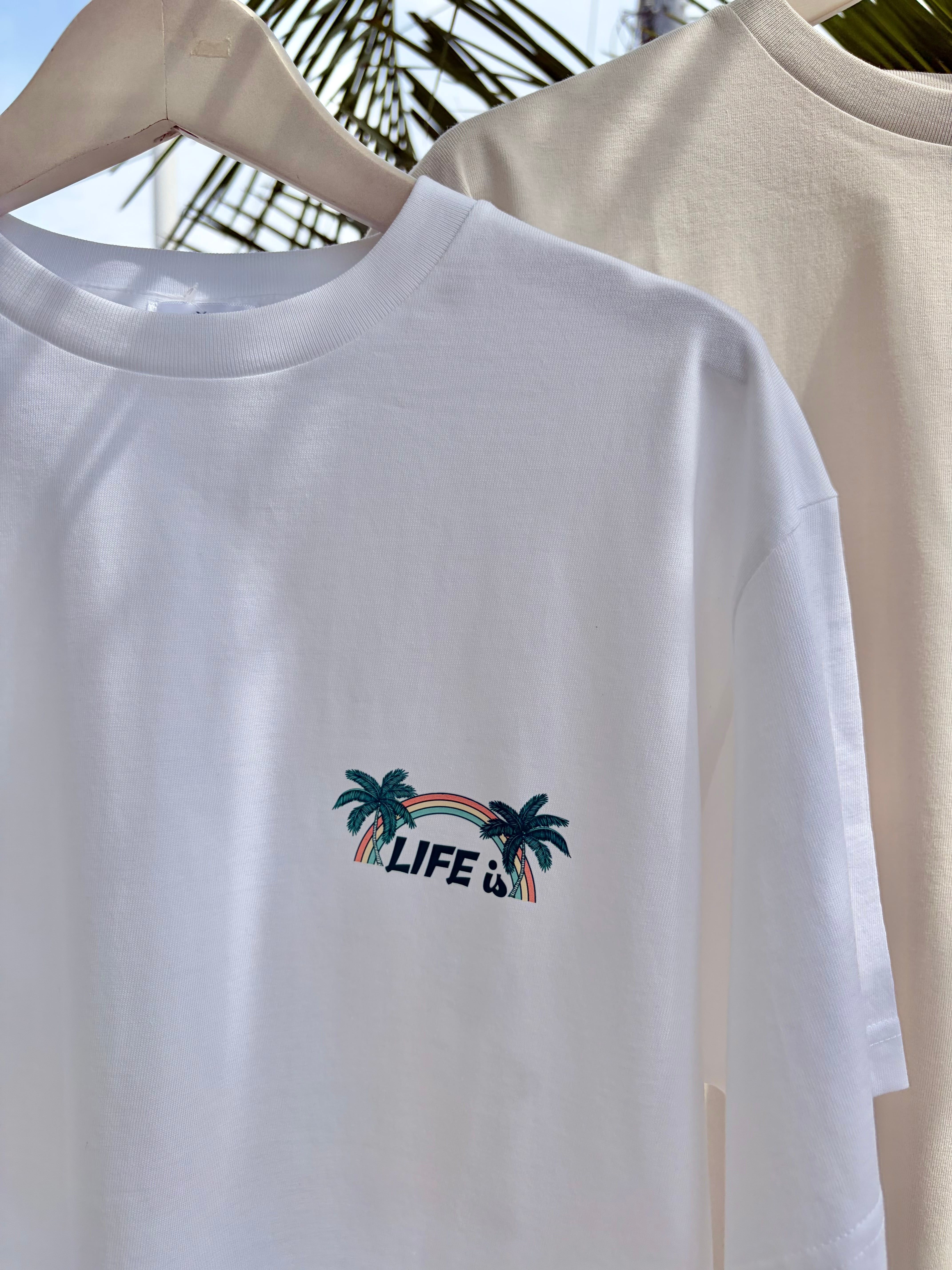 LIFE is×TAMOコラボTシャツ(パステルカラー)￥6,990(7,689)
