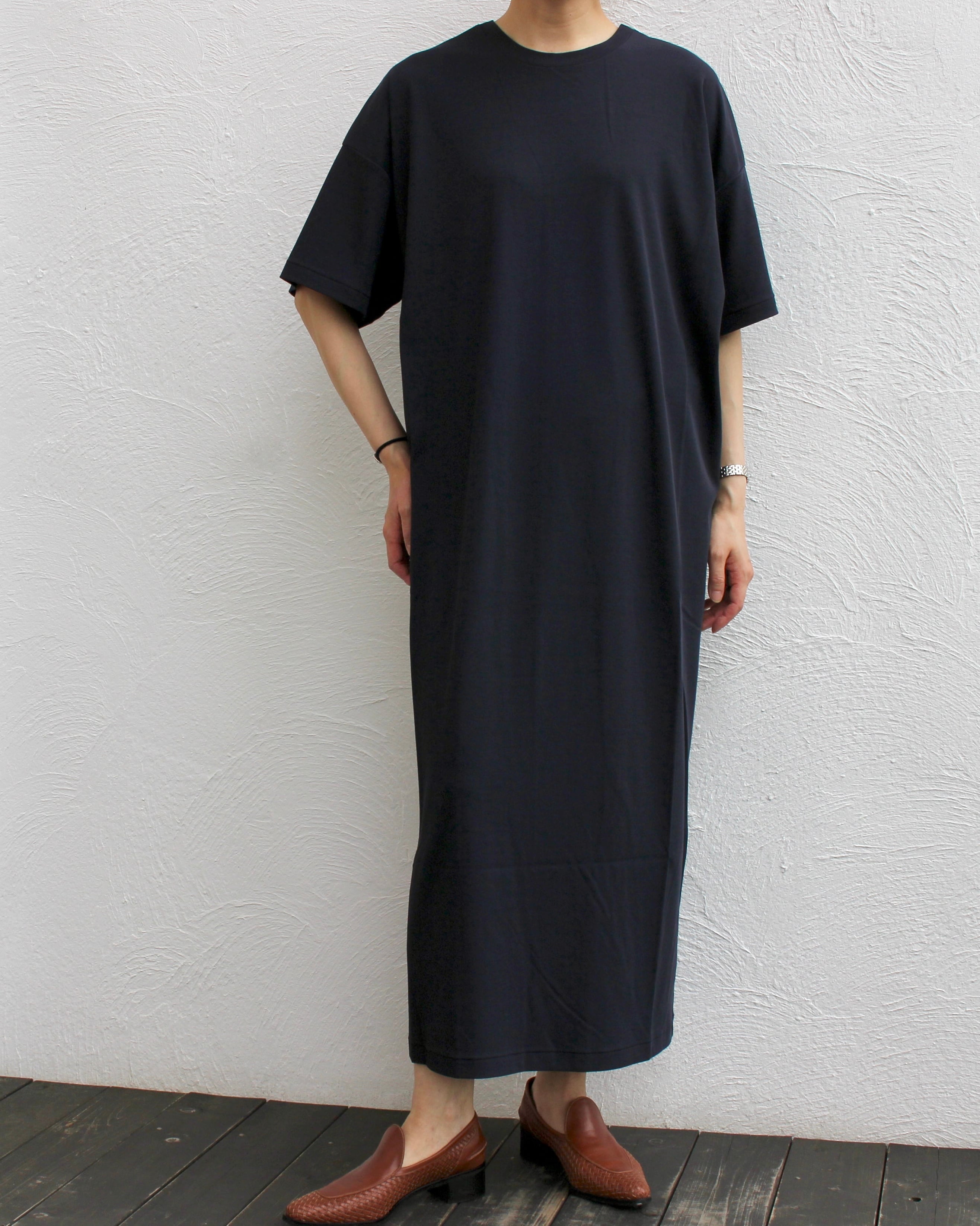 ATON/crewneck dress