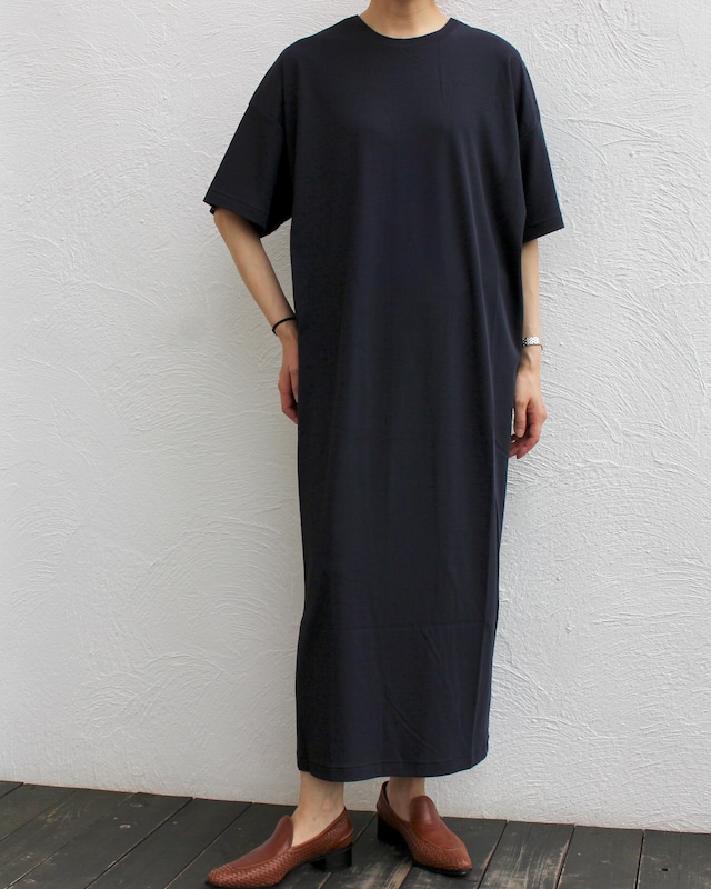 ATON/crewneck dress