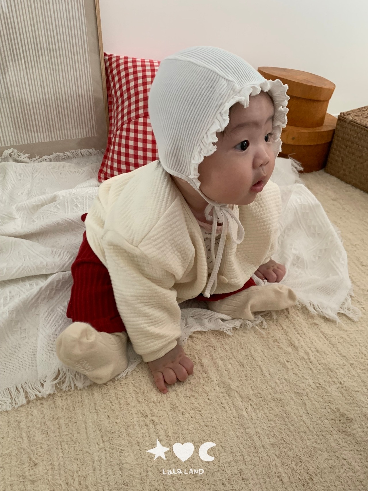 韓国子供服 / LALALAND / 26Autumn / ベベ クッション ジャンパー / 秋服 / ベビー *6M~18M*