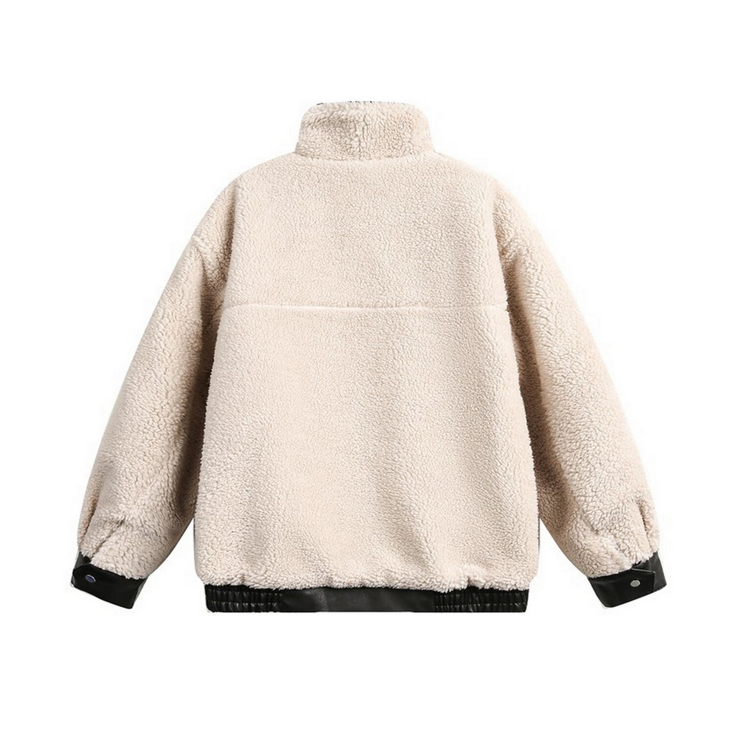 暖かさUP】ストリート リバーシブル ムートンコート/中綿ジャケット  