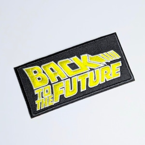 送料無料! ★刺繍アイロンワッペン★【 Back to the Future ( バックトゥザフューチャー ) 】 〚アメリカン雑貨 アメトイ〛