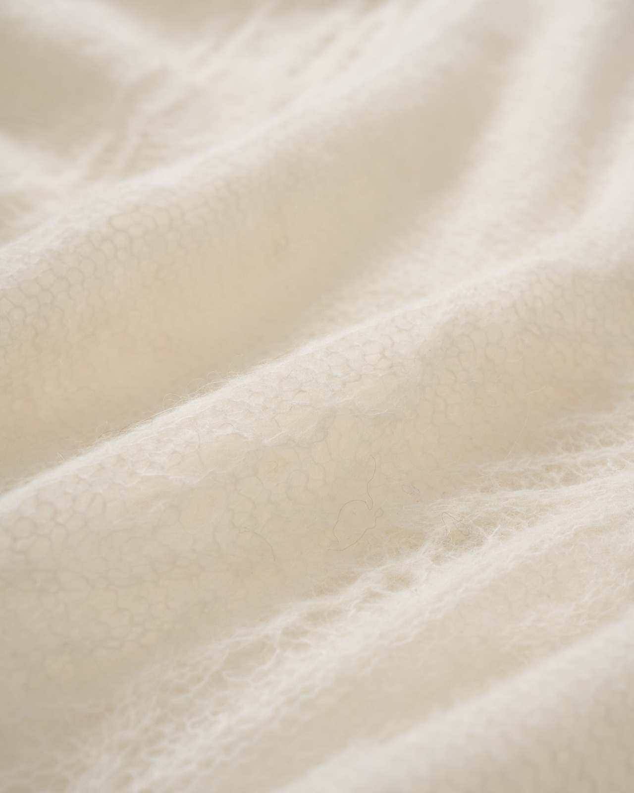 Sheer Aran Relax Sized Pullover Knit