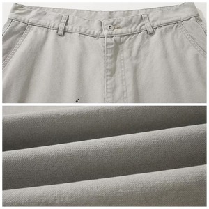 Wide paint splash denim pants 1223