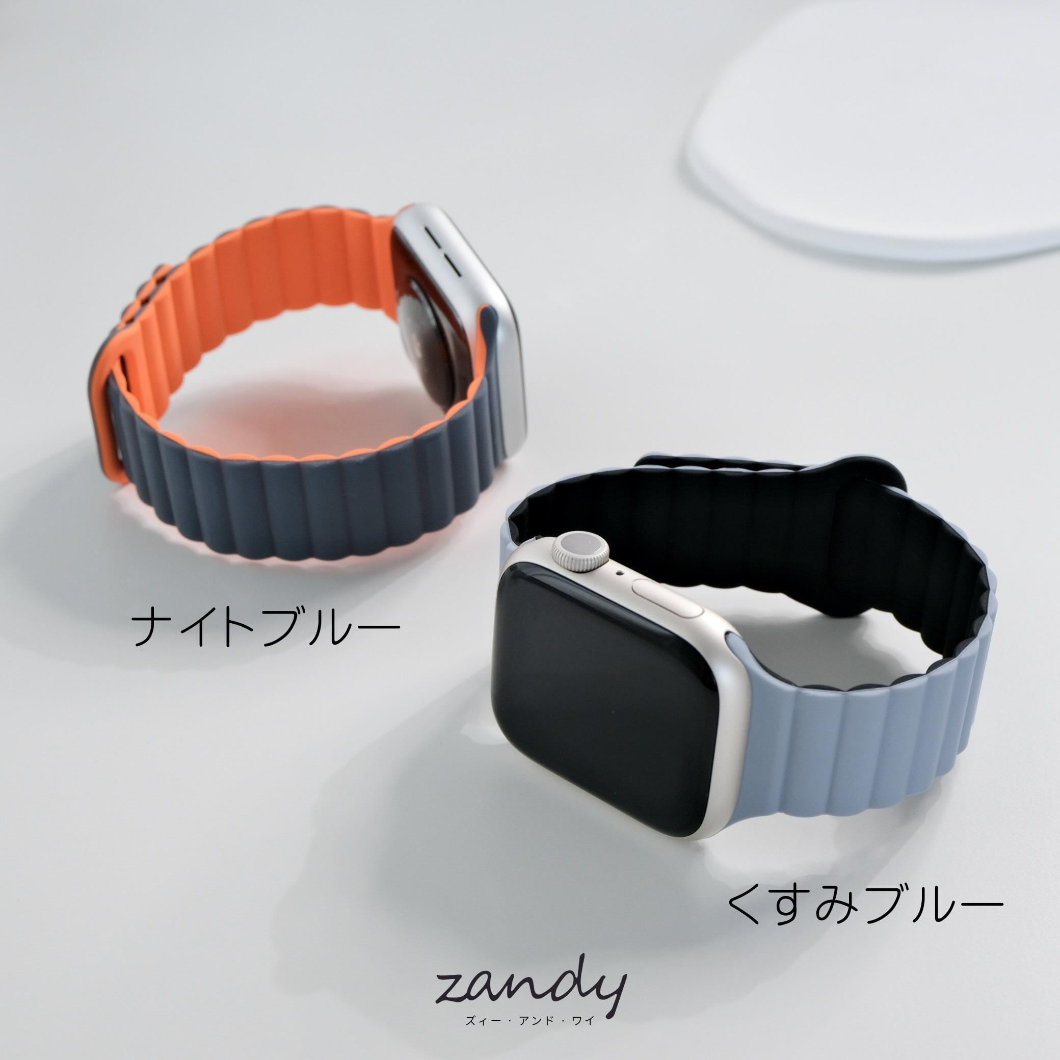 マグネットシリコンループ】B057 アップルウォッチバンド シリコン