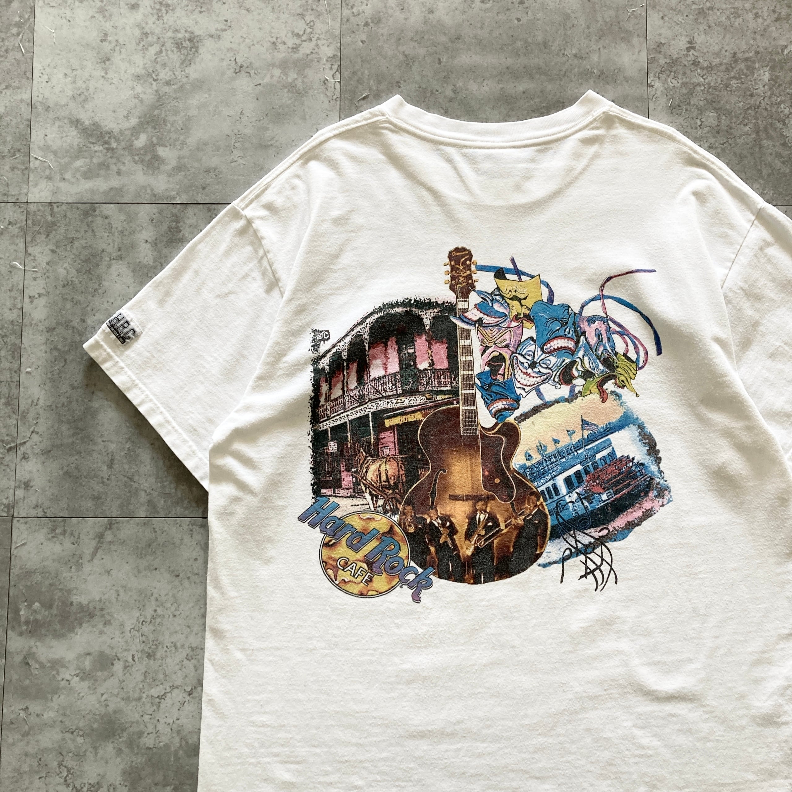 希少】ハードロック Tシャツ Hard Rock 両面プリント 1995年 CAFE 