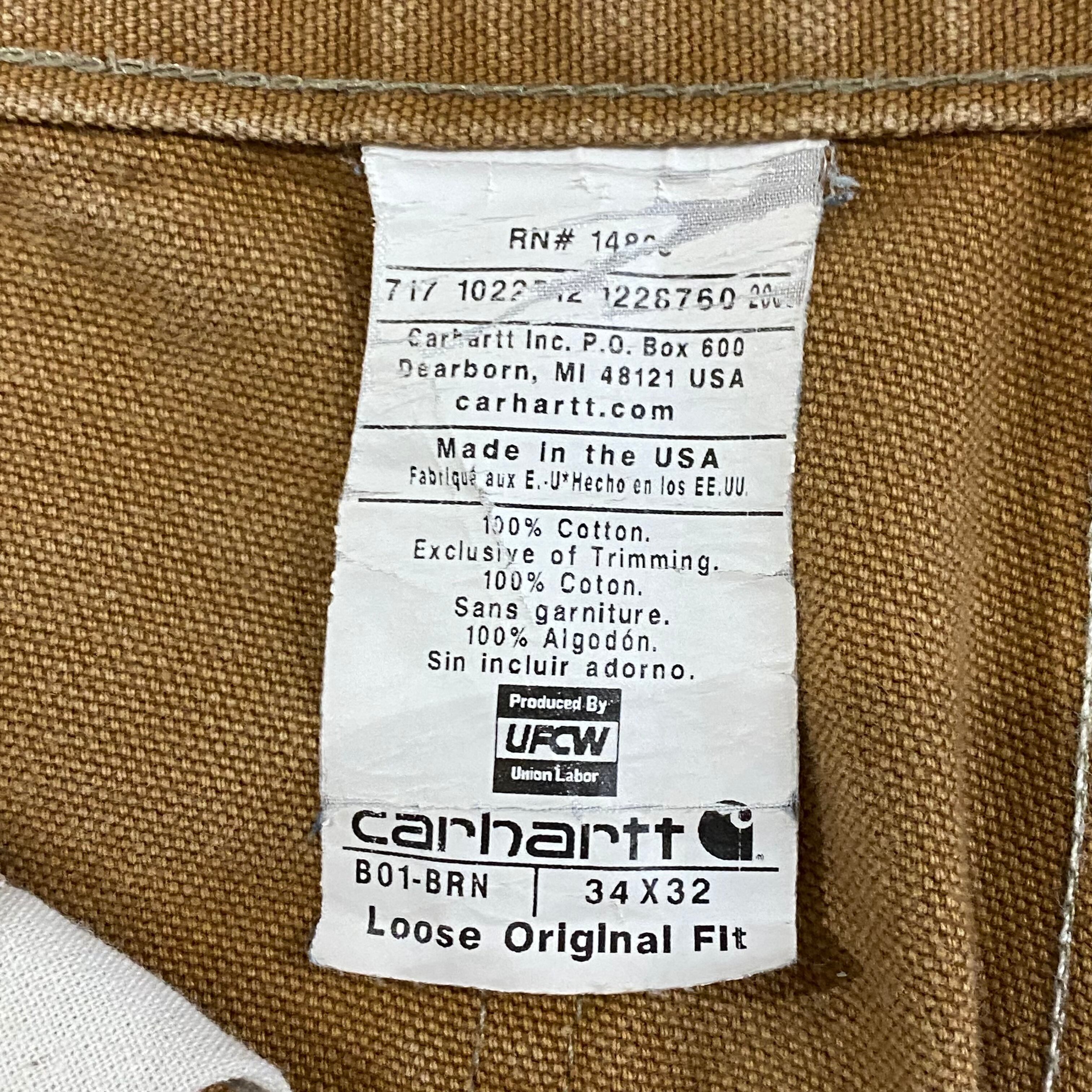 USA製 size:W34L32【 carhartt 】カーハート ペインターパンツ