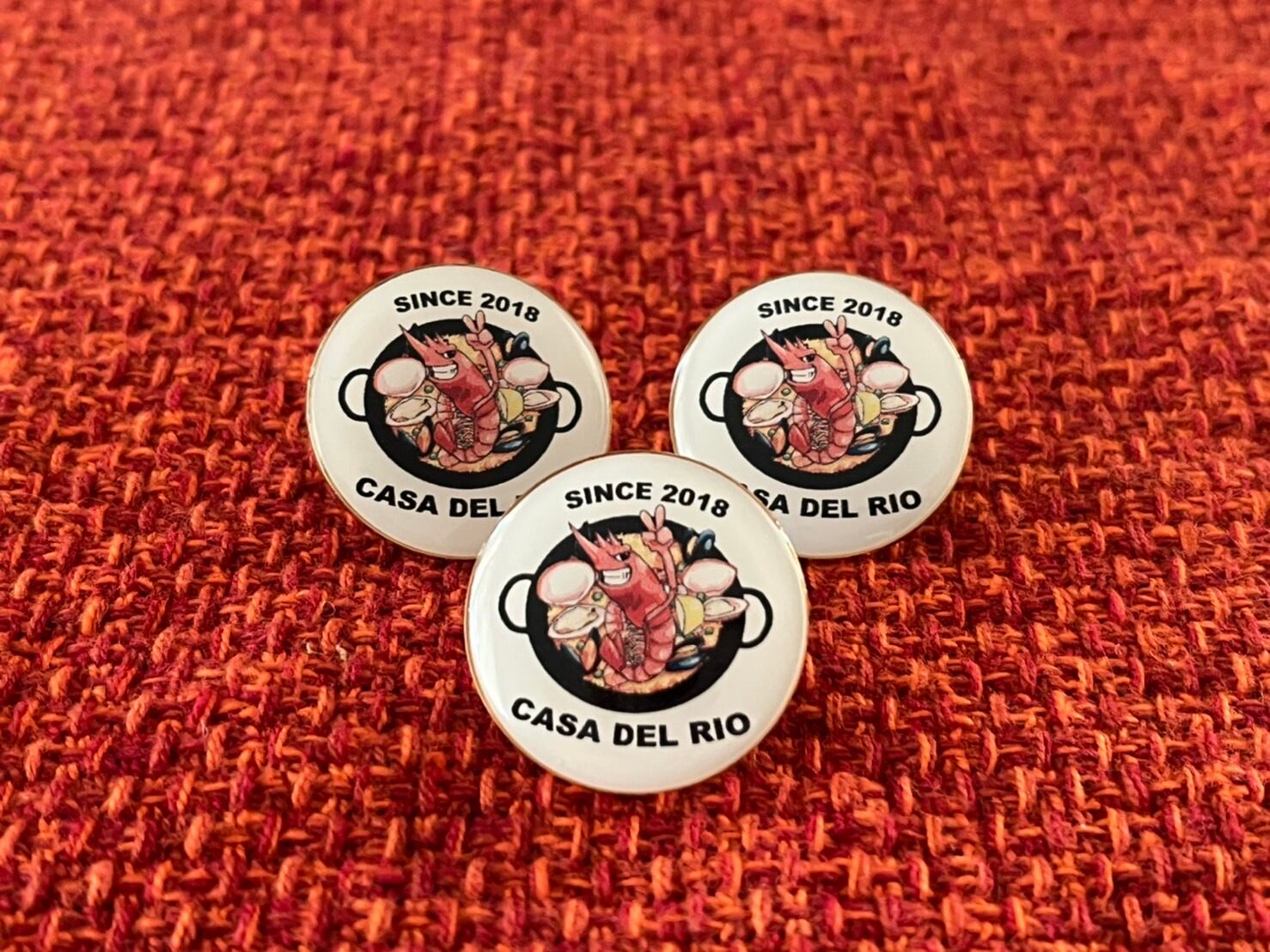 ゆるキャン缶バッジ 2018 レア品 セット ピンバッジ □赤レンガ、熱海出店応援！オリジナルピンバッジ、金券2000円分をご