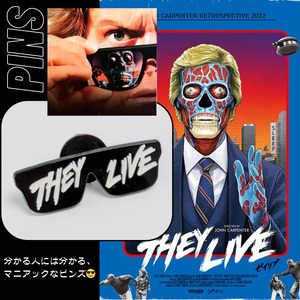 送料無料! ★ピンズ PINS★ピンバッジ 【 They Live ( ゼイリブ ) 】〚アメリカン雑貨 アメトイ〛