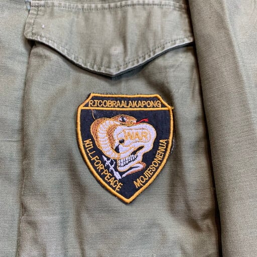 60's U.S.ARMY M-65 フィールドジャケット 2ndモデル ワッペン アルミ