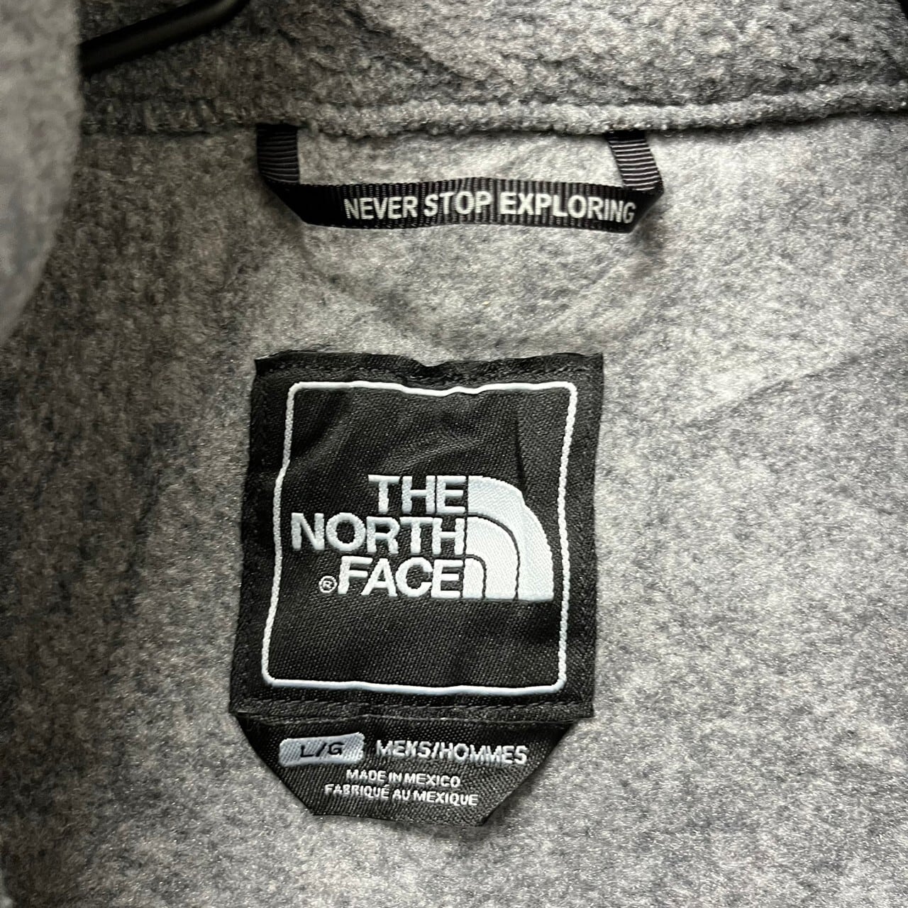 THE NORTH FACE　ジップアップフリース　ワンポイントロゴ