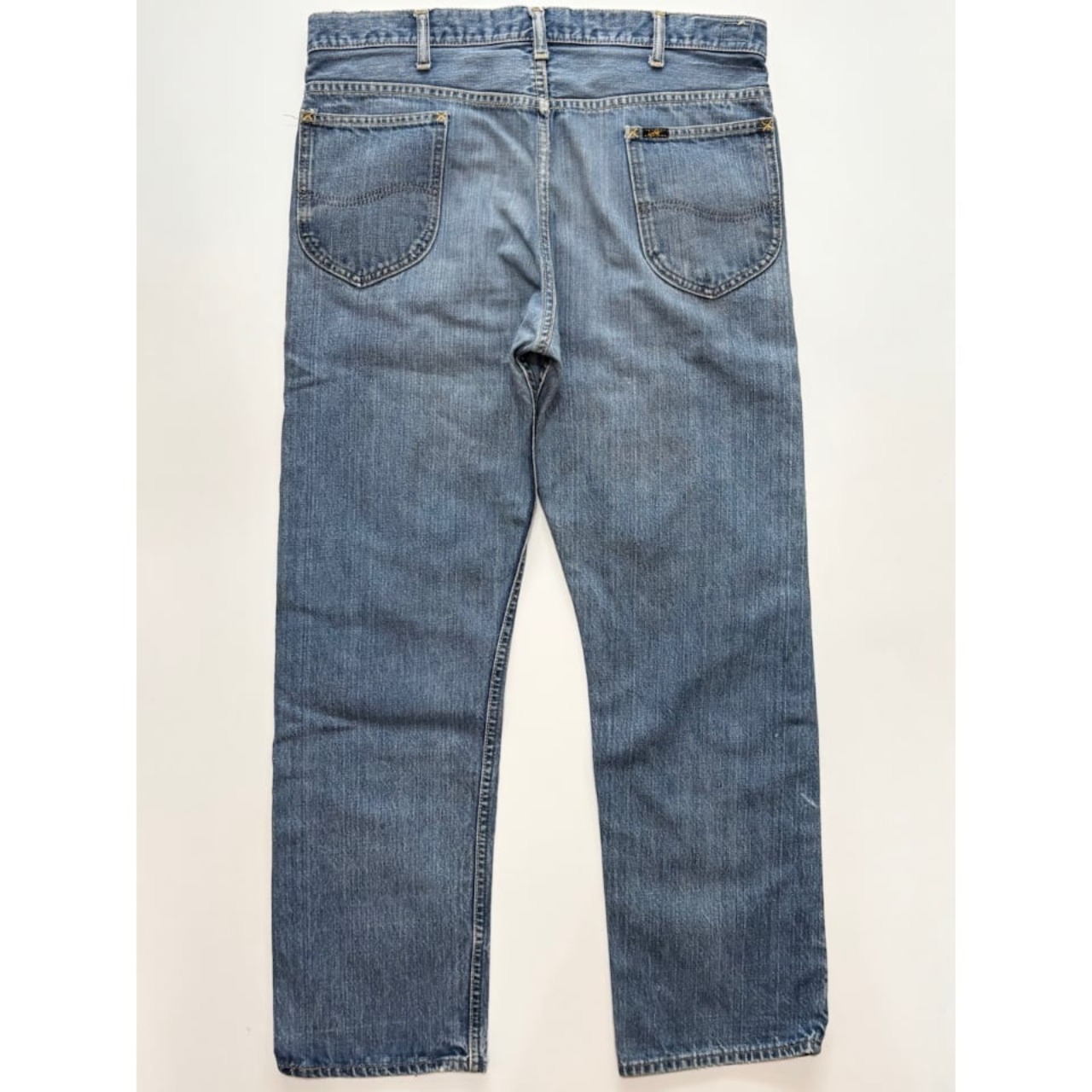 70s Lee 200 "Side Black" DENIM PANTS MADE IN USA  Size W35L30