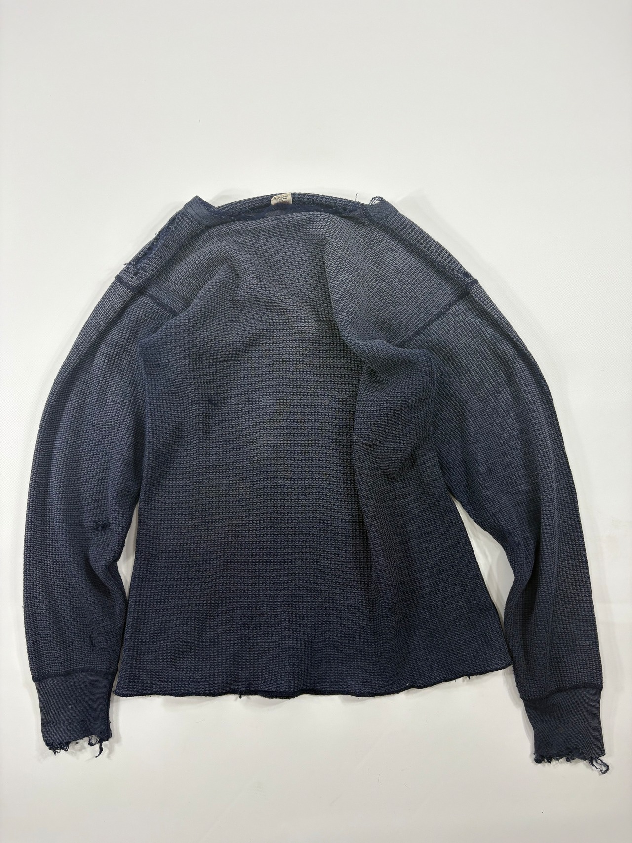 1980s Hanes Distressed Thermal Long Sleeve