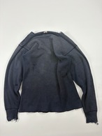 1980s Hanes Distressed Thermal Long Sleeve