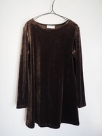 1990’s ~ ITALY LISA ANDRIOLI Velour Long Sleeve Top／M