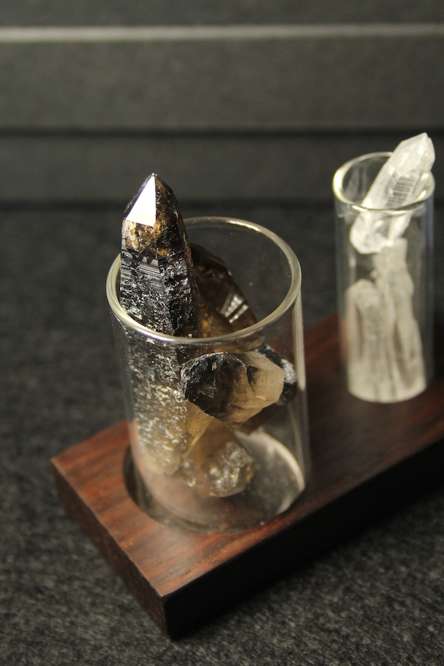 【911】宮崎クリスタル&スモーキー 試験管セット