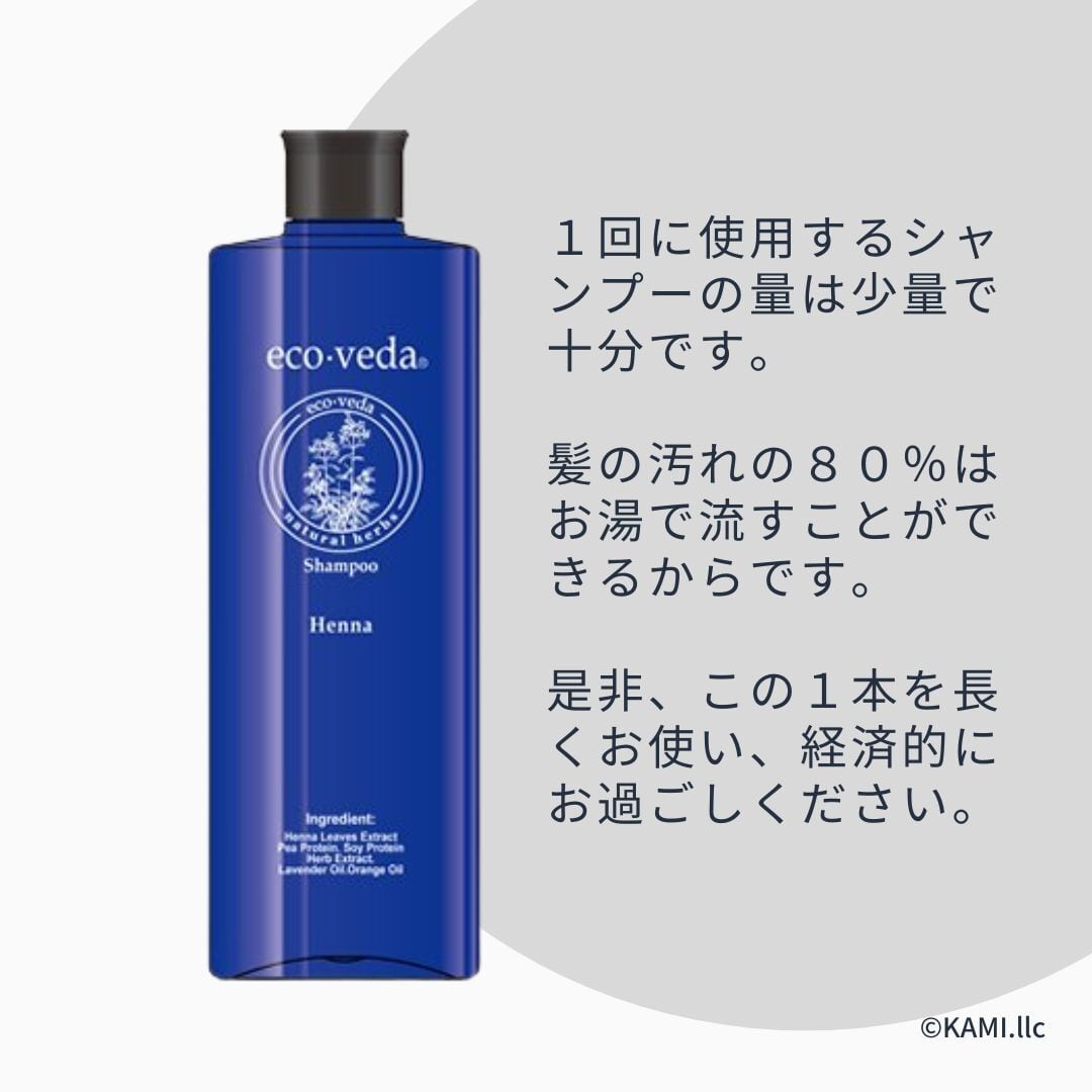 マヘンディシャンプーH 500ml｜エコヴェーダ | KAMI.llc