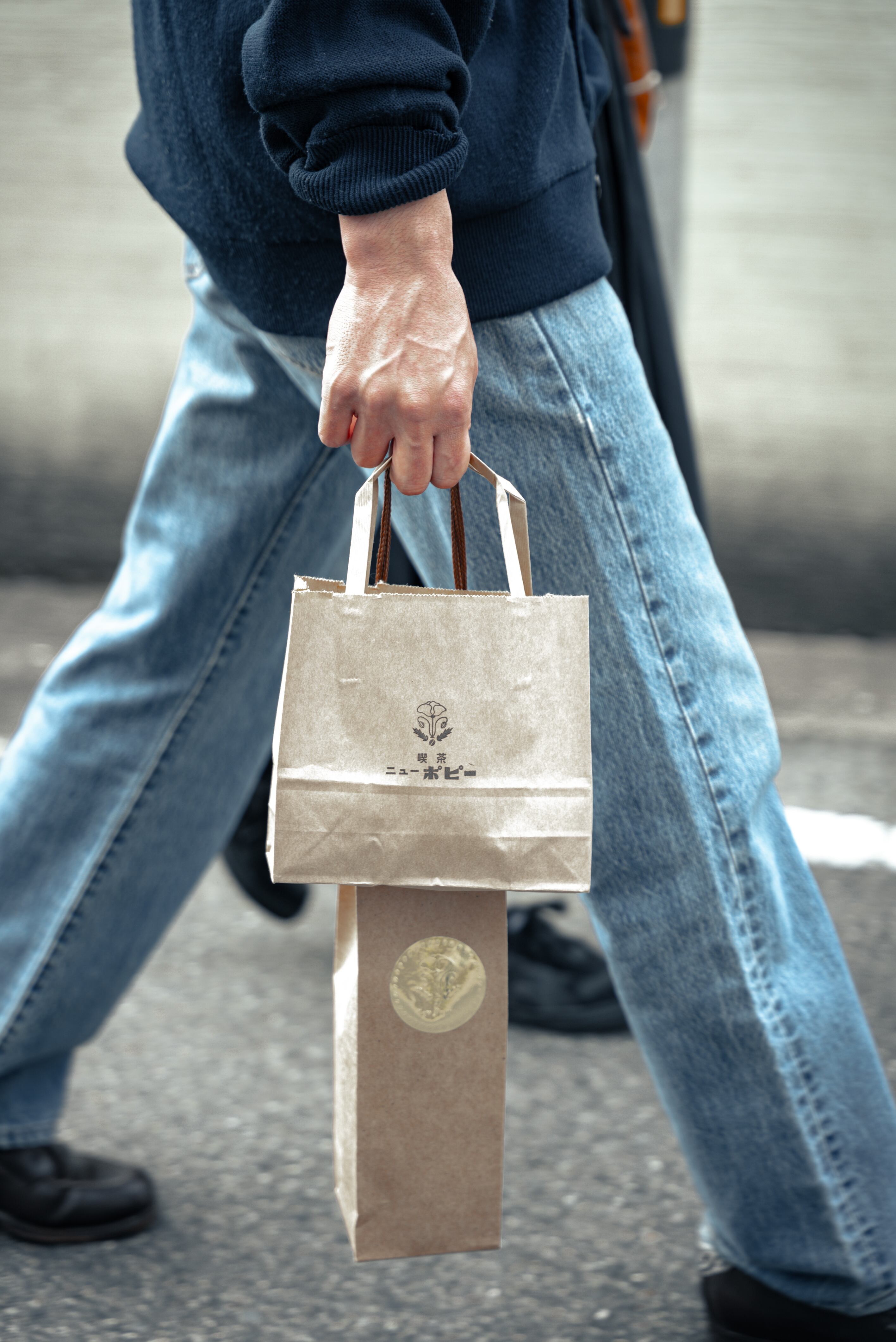 ニューポピー　手提げ袋