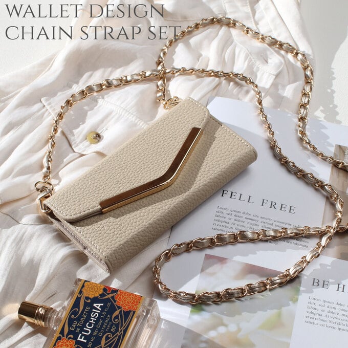 手帳型 iphone ケース ミラー付き チェーン ストラップ おしゃれ 14 14pro SE 第2世代 第3世代 13 12 mini かわいい 11 pro 8 カード収納 肩掛け 大人 女性 ショルダー