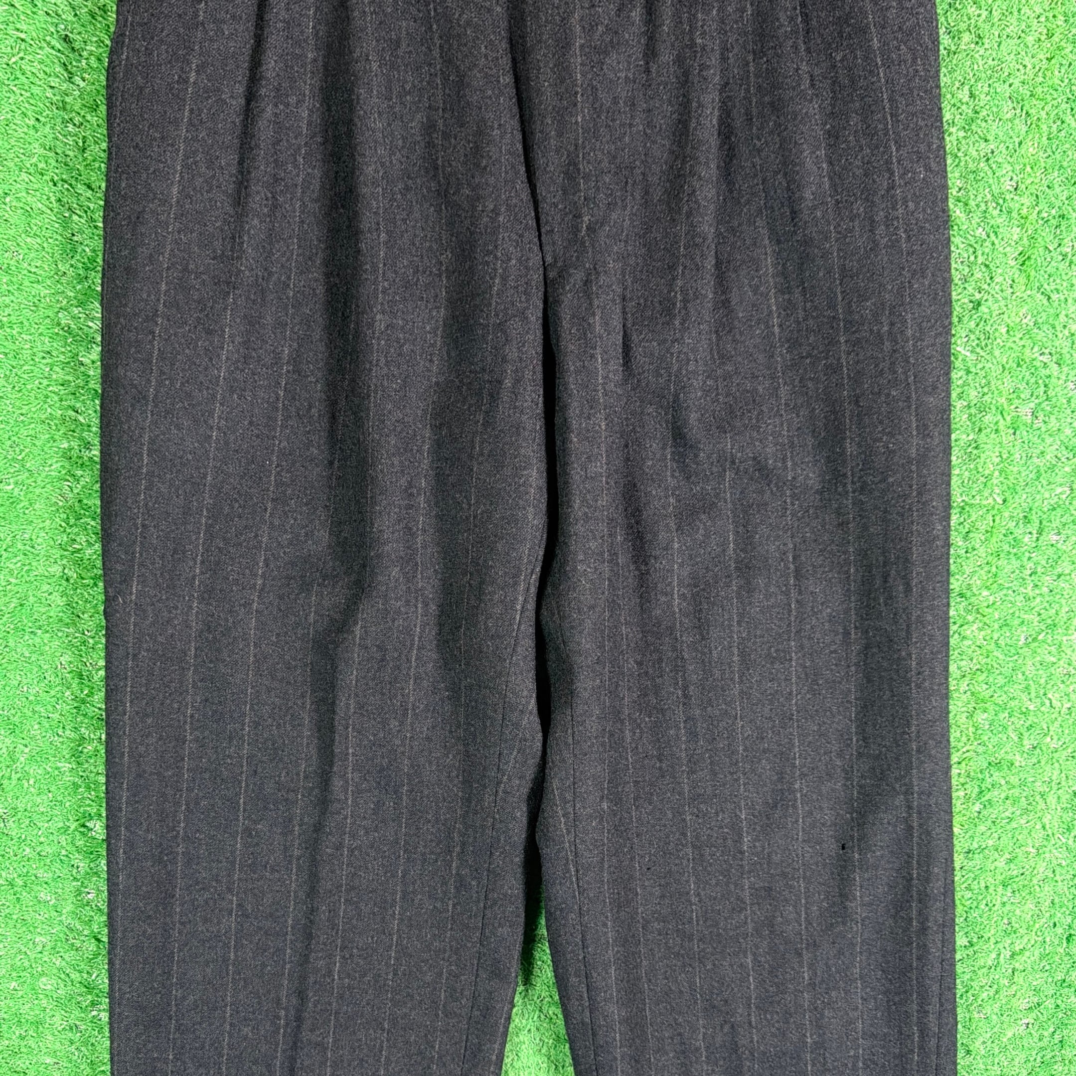 Men's】 80 s - 90s 2タック ストライプ スラックス パンツ / 80年代