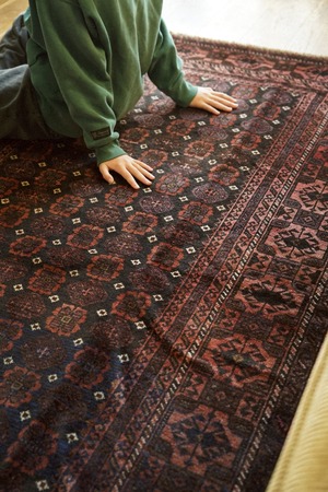 1988-Vintage Baluch rug