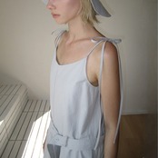 Ruban Belted Strap Dress F0600