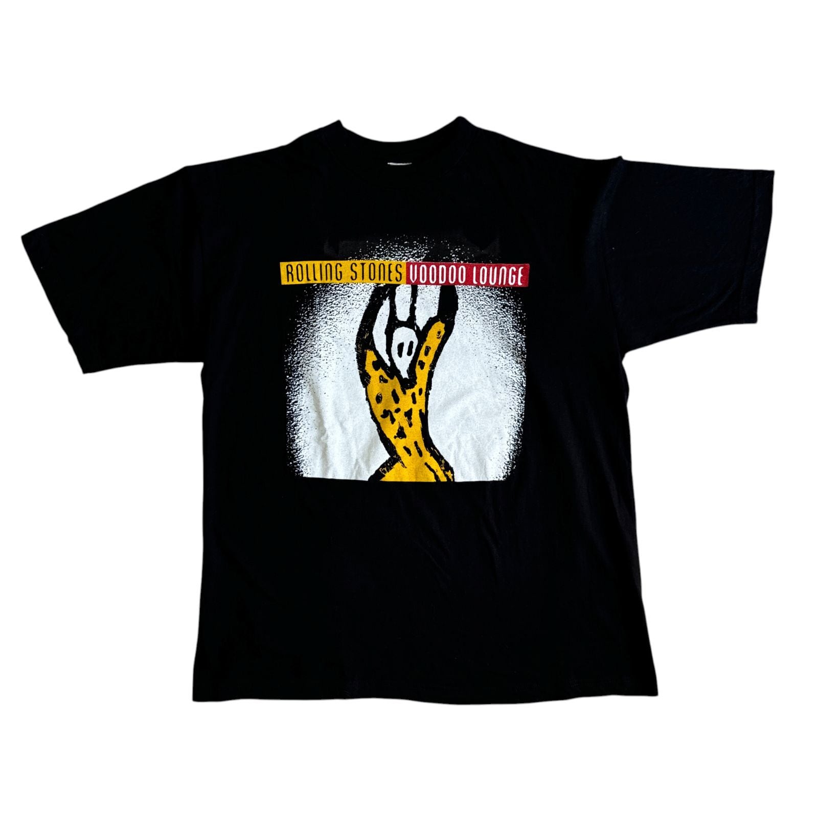 90s ローリングストーンズ VOODOO LOUNGE XL Tシャツ 90s The Rolling Stones Voodoo Lounge プロモ Tシャツ XLサイズ