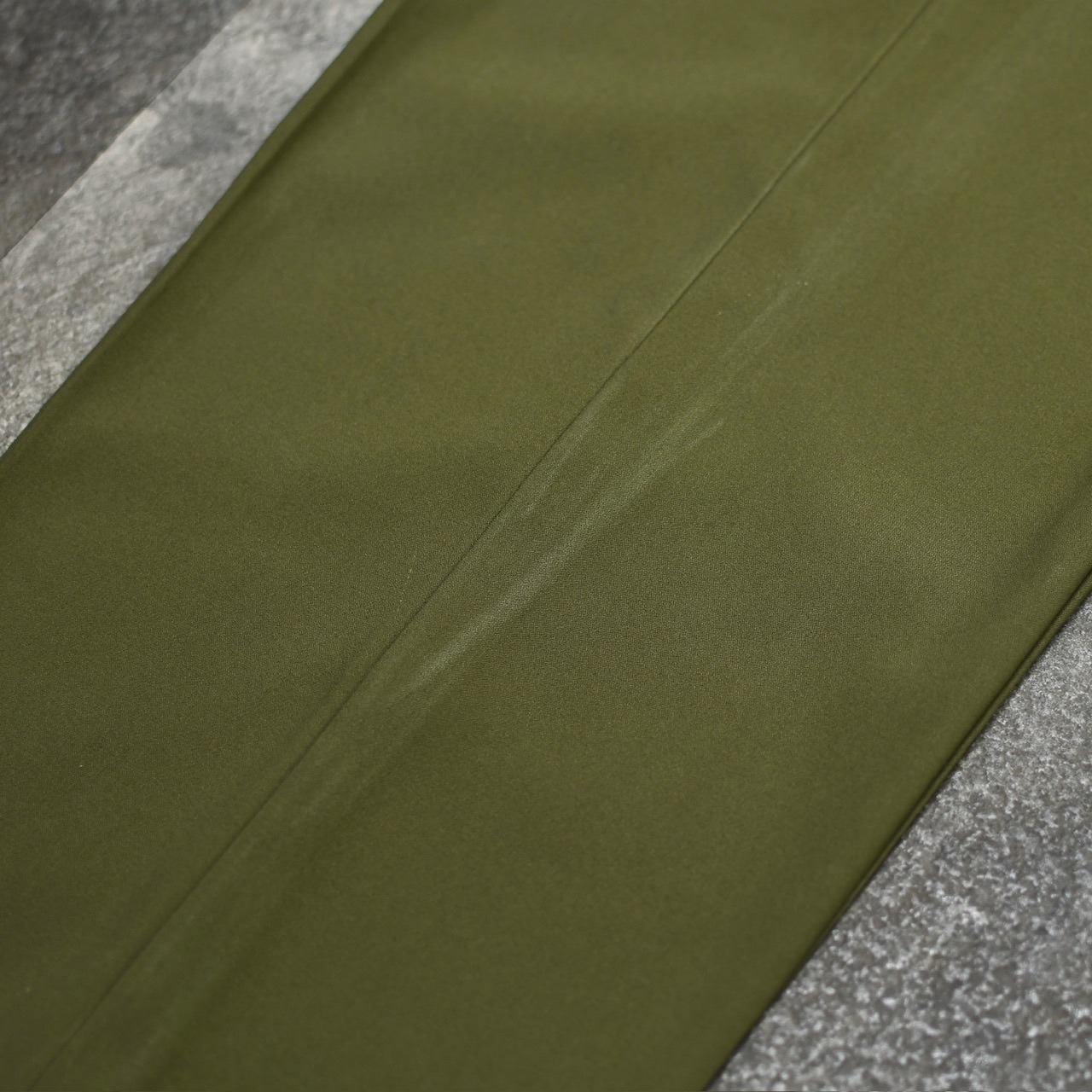 NEW・GEN  drape silhouette wide 2tuck slacks khaki