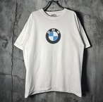 USA製　BMW　T-shirt  企業Tシャツ　ホワイト　ワンポイント