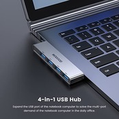 MOGOOD USBハブ3.0 USBディスペンサ USBポートエクスパンダ USBマルチポートアダプタノートパソコン、フラッシュメモリドライブ、HDD、コンソール、プリンタ、カメラ、キーボード、マウス
