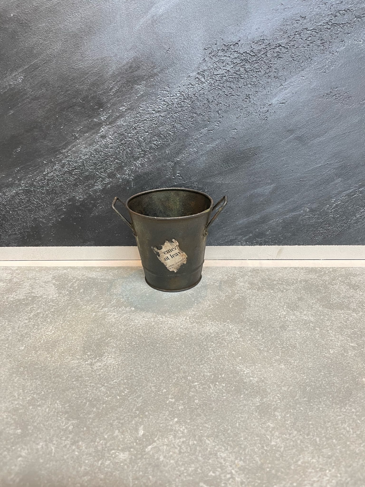 アンティーク調 ブリキバケツ | M`s BASE