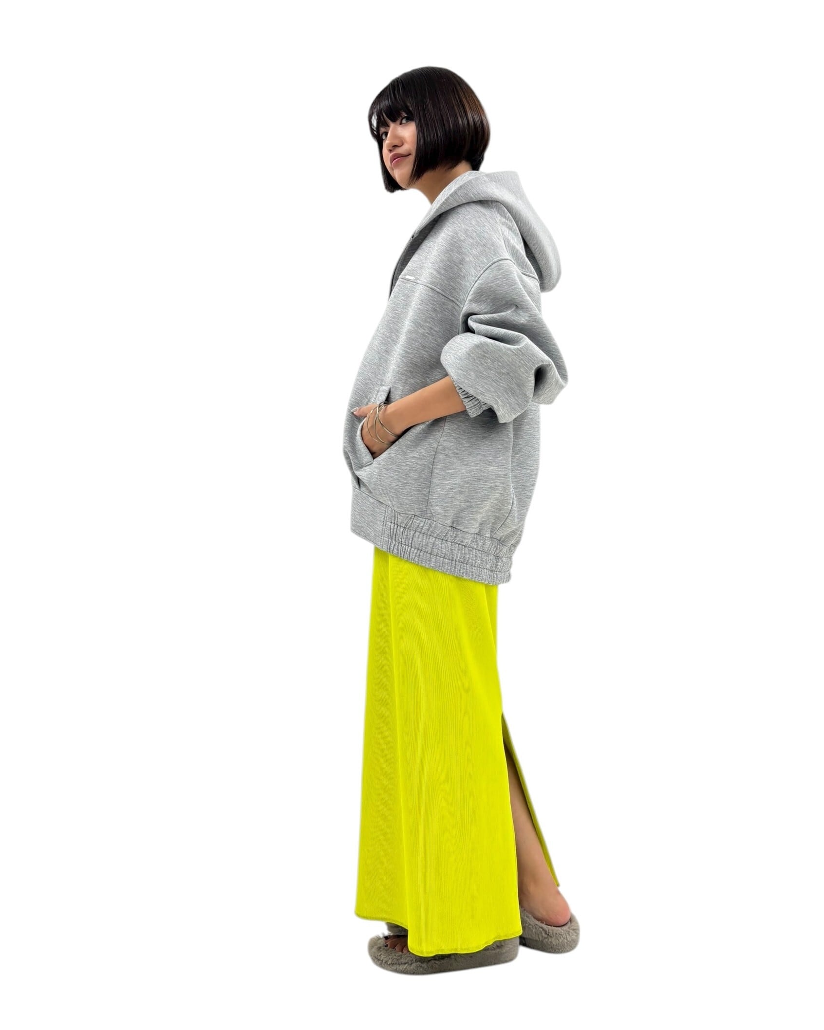 SALE【ayane】ボンディングフーディブルゾン 816328 アヤン | red earth